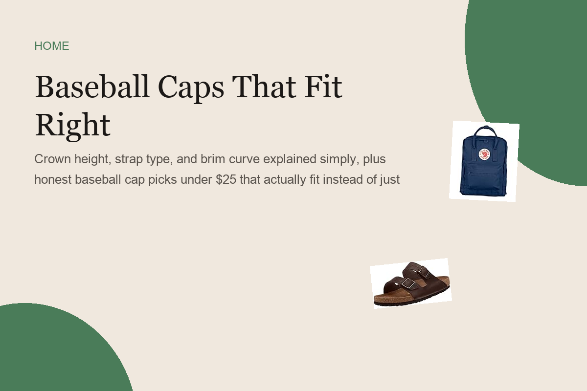 Baseball Caps That Fit Right