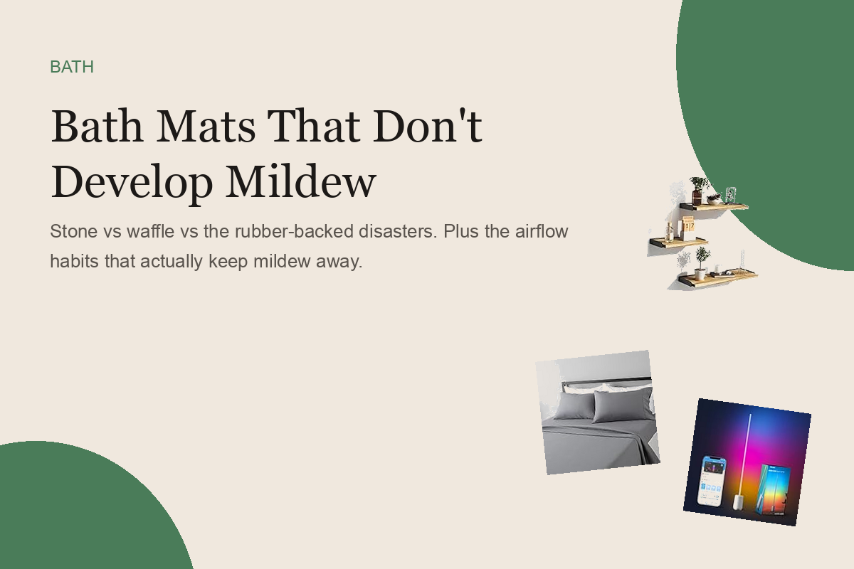 Bath Mats That Don't Develop Mildew