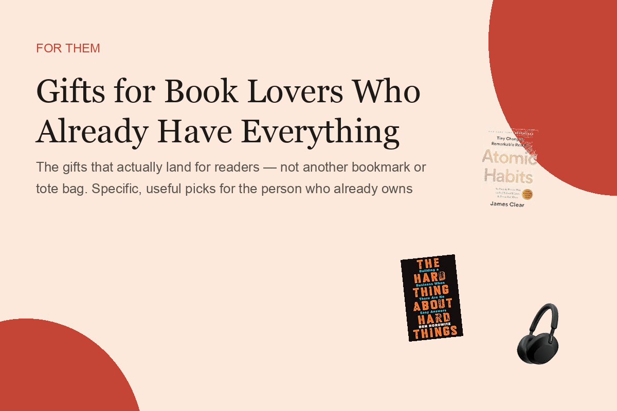 Gifts for Book Lovers Who Already Have Everything