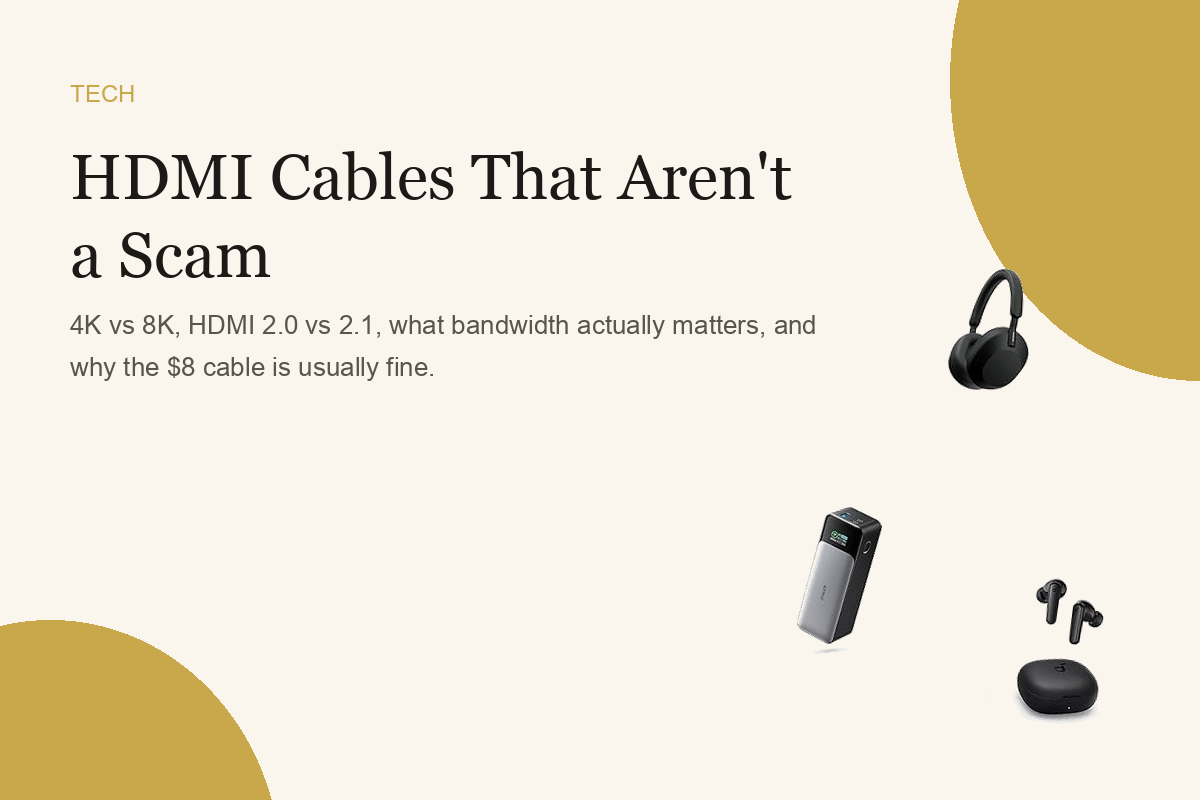 HDMI Cables That Aren't a Scam