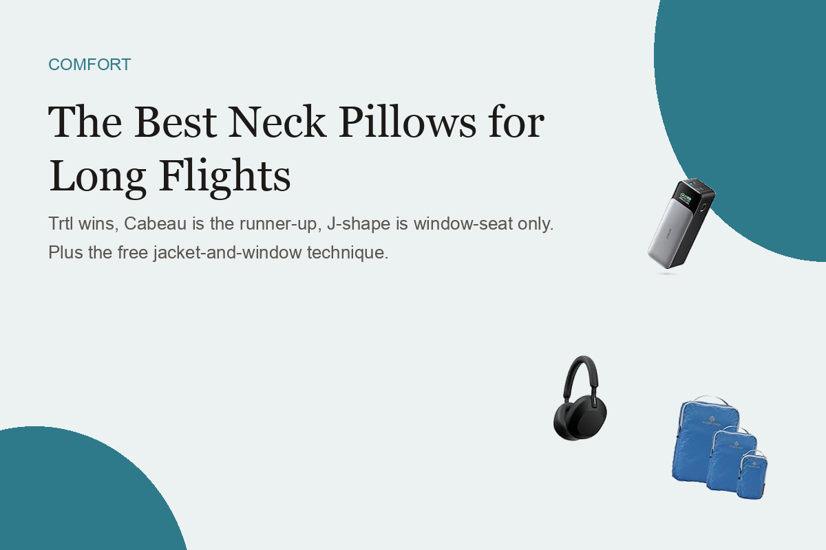 The Best Neck Pillows for Long Flights