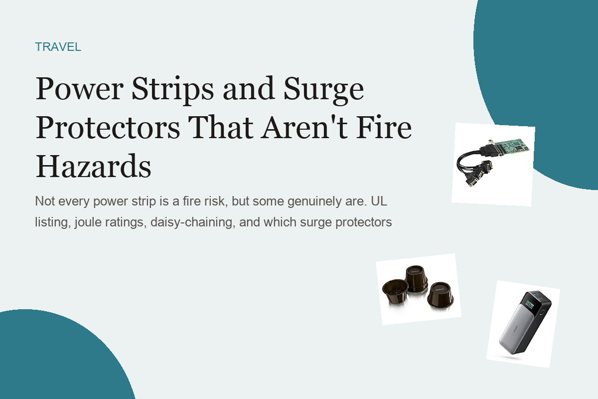 Power Strips and Surge Protectors That Aren't Fire Hazards