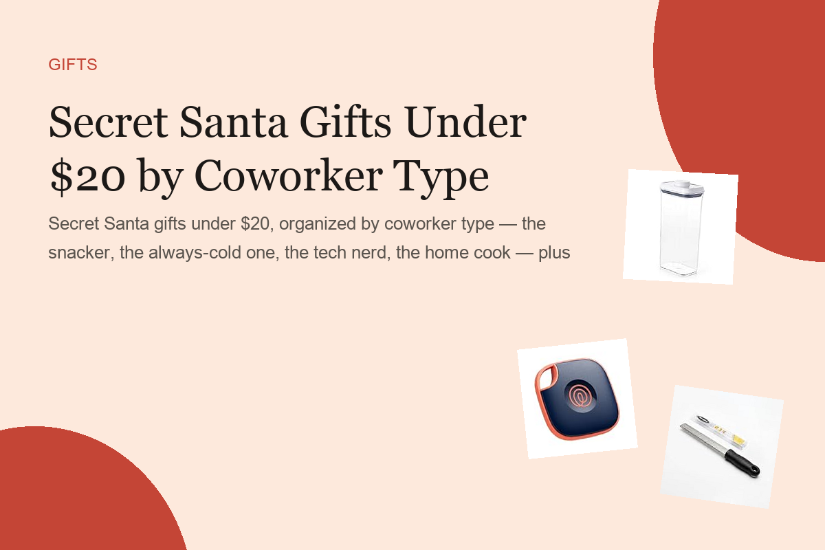 Secret Santa Gifts Under $20 by Coworker Type