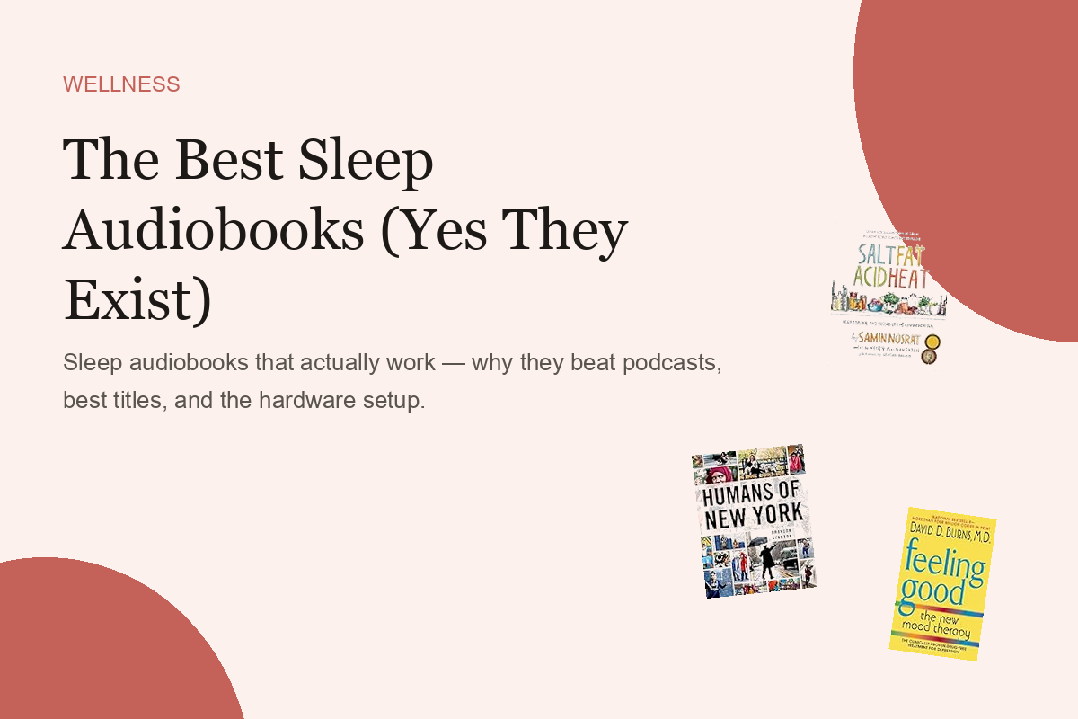 The Best Sleep Audiobooks (Yes They Exist)