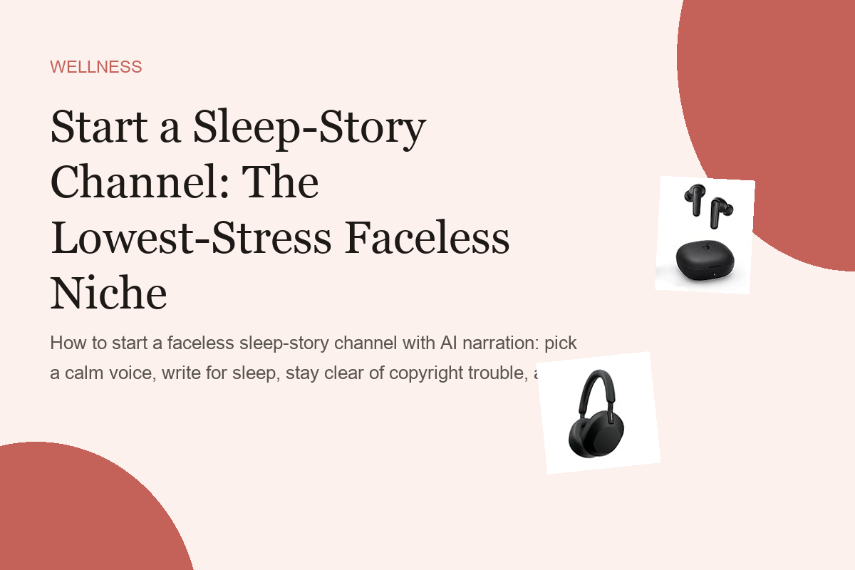 Start a Sleep-Story Channel: The Lowest-Stress Faceless Niche