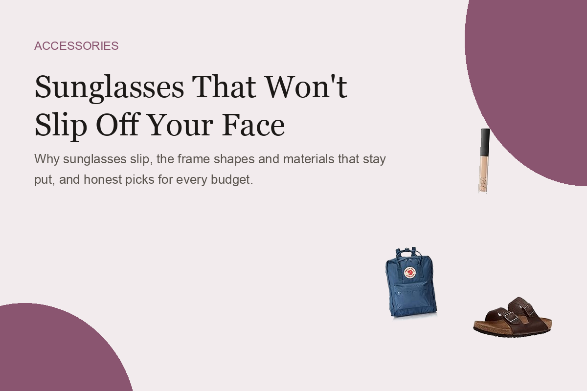 Sunglasses That Won't Slip Off Your Face