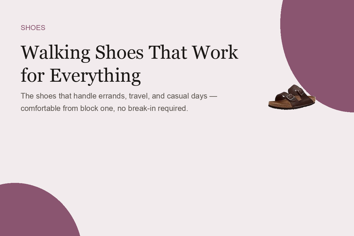 Walking Shoes That Work for Everything