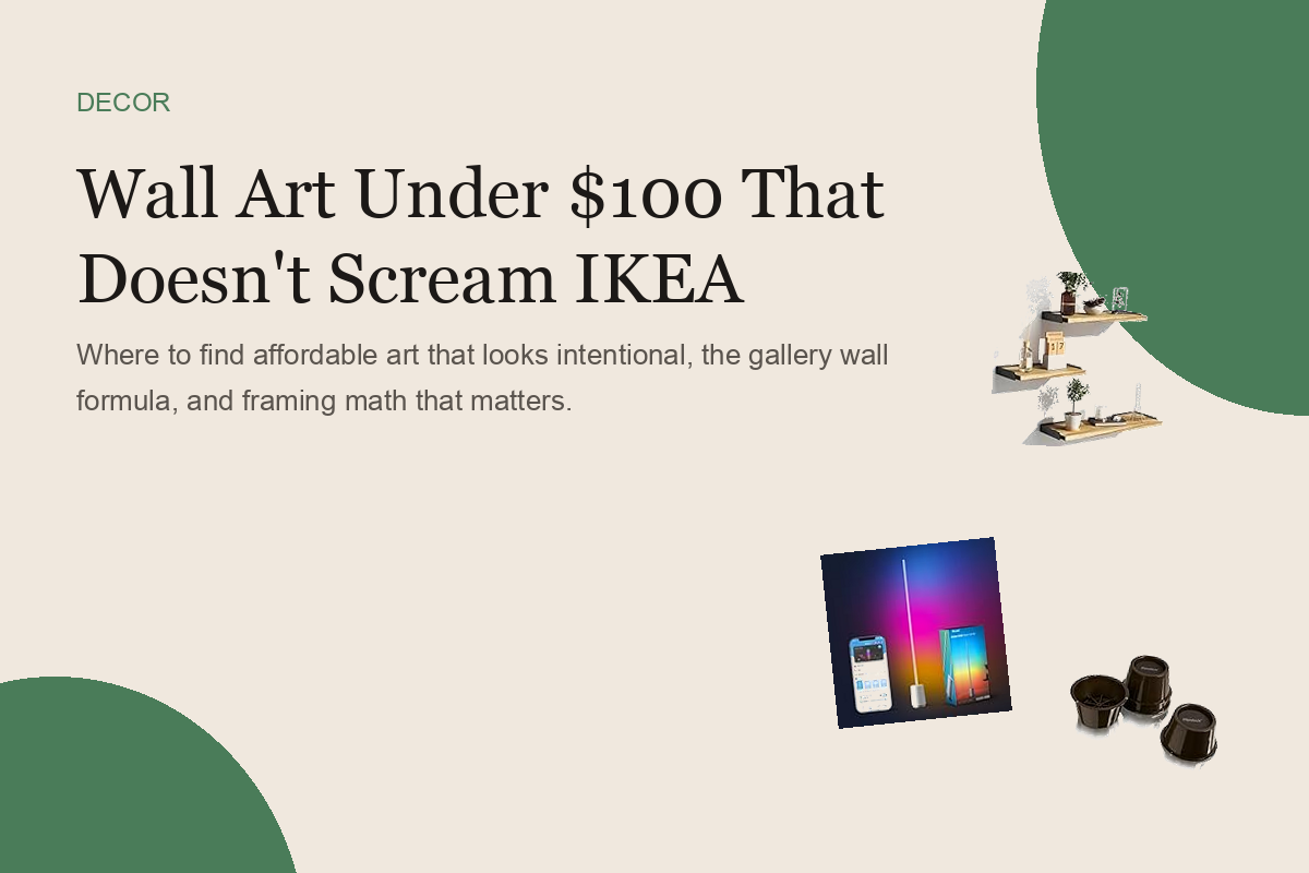 Wall Art Under $100 That Doesn't Scream IKEA