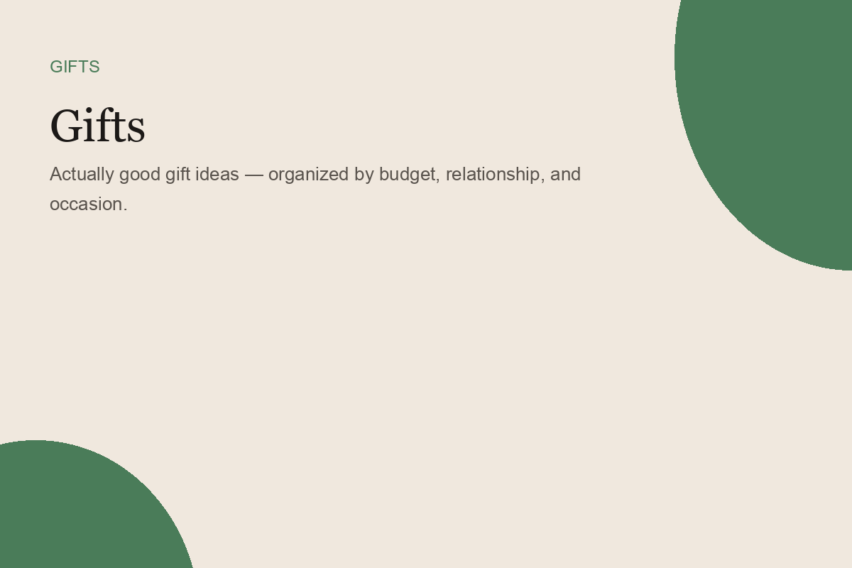 Gifts for Men That Aren't Boring